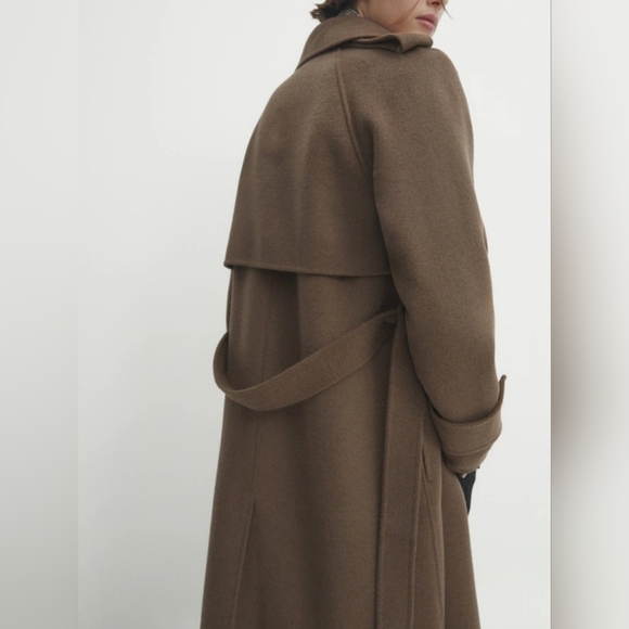 Massimo Dutti Wool Coat Size S NWT - Picture 12 of 16